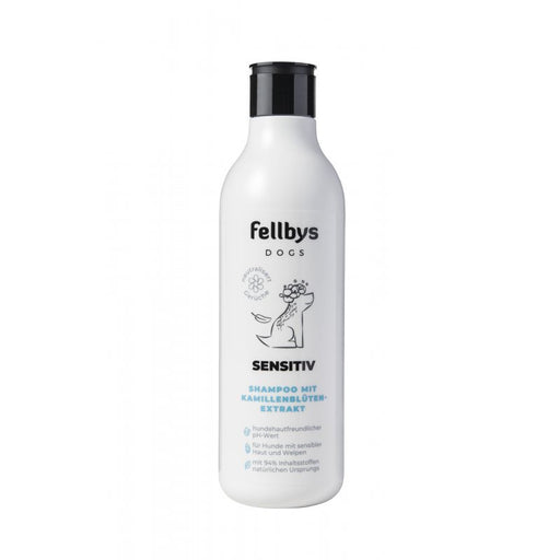 Fellbys Dogs Sensitiv Shampoo mit Kamillenblüten-Extrakt.