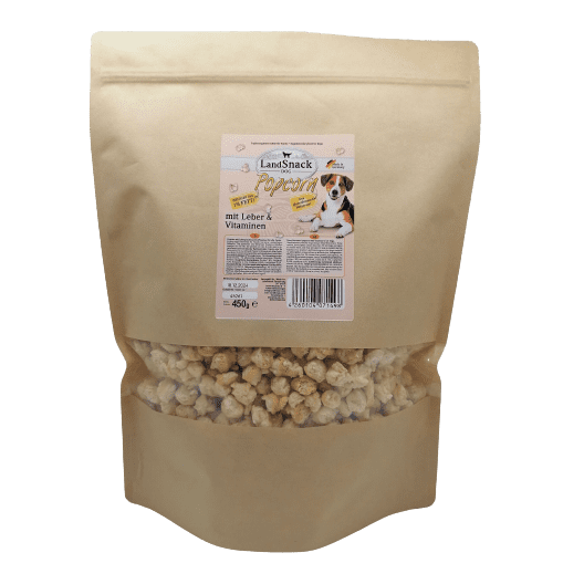 LandSnack Dog Popcorn 450g.