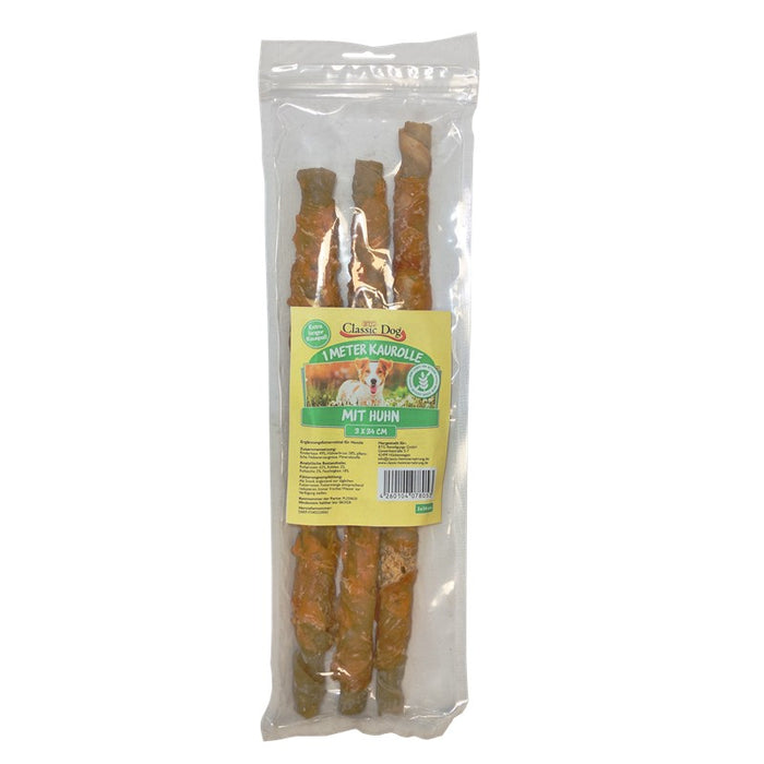 Classic Dog Snack 1m Kaurolle 3x34cm