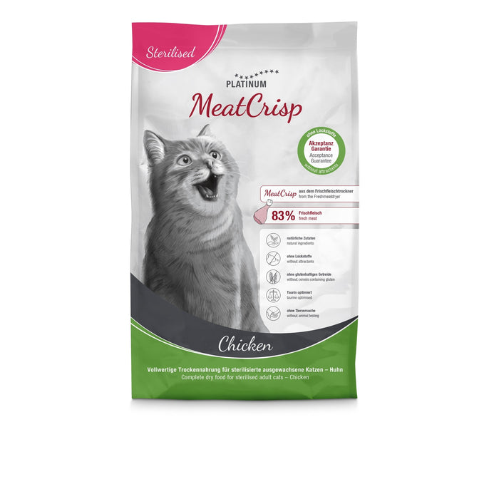 Platinum Cat MeatCrisp Sterilized Chicken