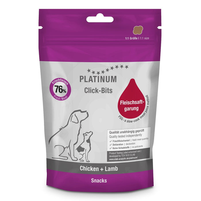 Platinum Click-Bits Chicken & Lamb