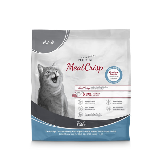 Platinum Cat MeatCrisp Adult Fish