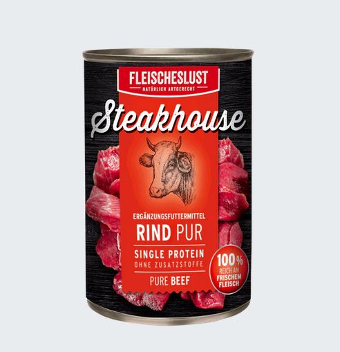 Fleischeslust Steakhouse Pur 6x800g