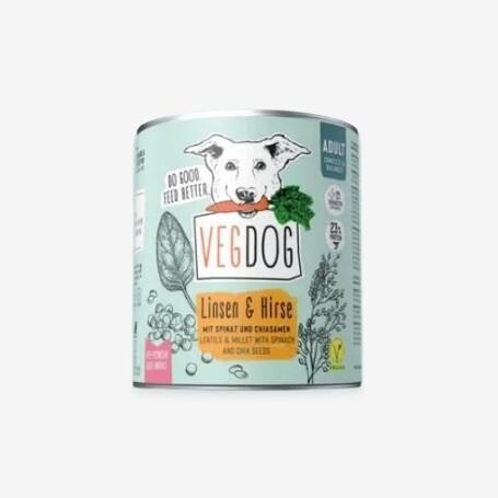 VEGDOG - Adult Dose No1 - Linsen & Hirse