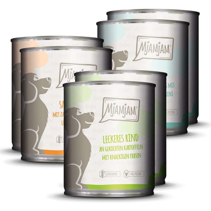 MjAMjAM Dog - Mixpaket Dose 6x800g