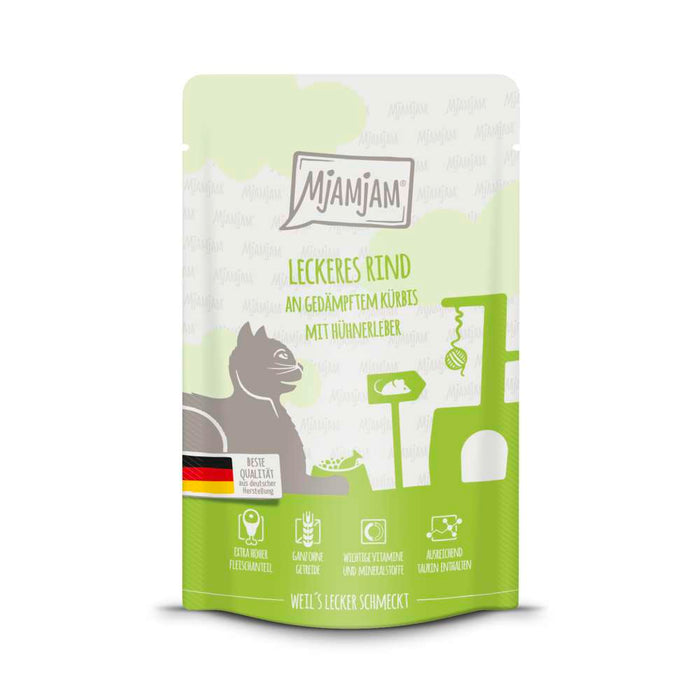 MjAMjAM Cat - Leckere Mahlzeiten Pouchbeutel 12x125g