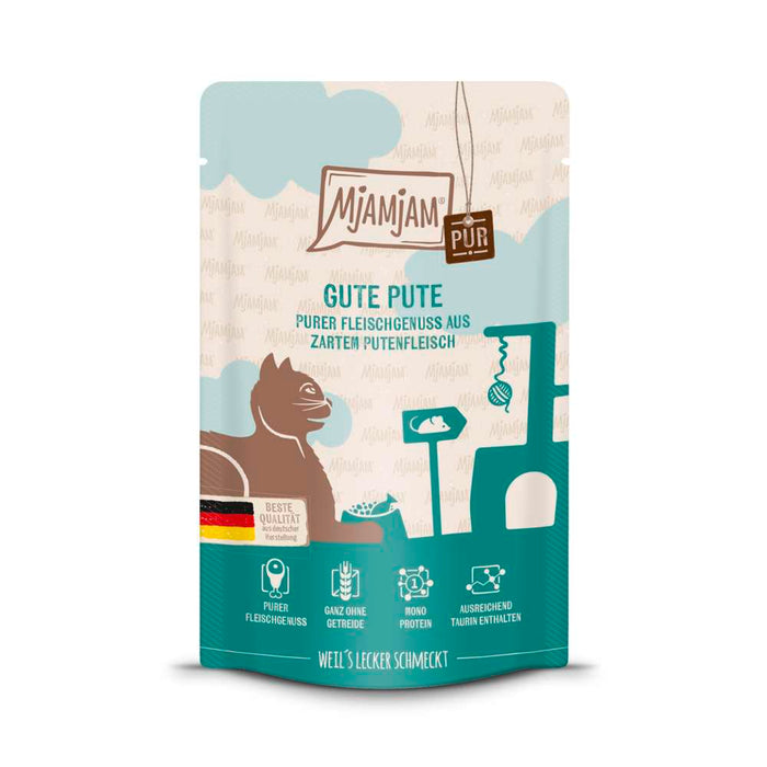 MjAMjAM Cat - Purer Fleischgenuss Pouchbeutel 12x125g