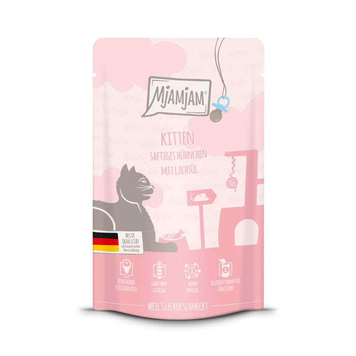 MjAMjAM Cat - Leckere Mahlzeiten Kitten Pouchbeutel 12x125g