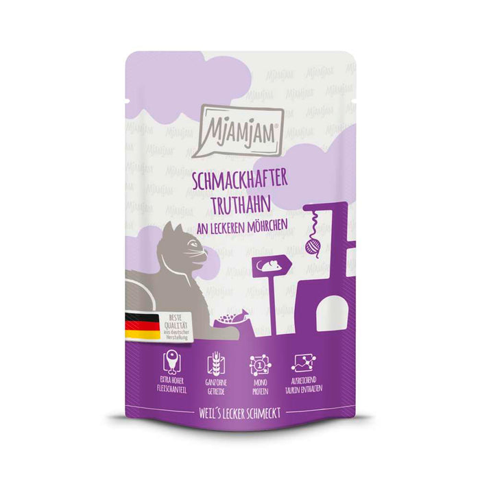 MjAMjAM Cat - Leckere Mahlzeiten Pouchbeutel 12x125g