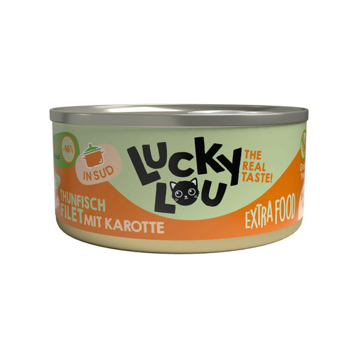 Lucky Lou Dose Extrafood Thunfischfilet in Brühe 18x70g.