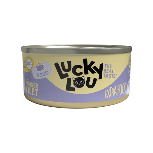 Lucky Lou Dose Extrafood Hühnerfilet in Brühe 18x70g.