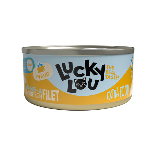 Lucky Lou Dose Extrafood Hühnerfilet in Brühe 18x70g.