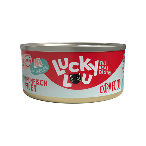 Lucky Lou Dose Extrafood Thunfischfilet in Jelly 18x70g.