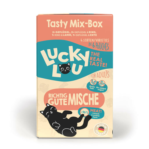 Lucky Lou PB Lifestage Adult Tasty-Mix 6x125g.