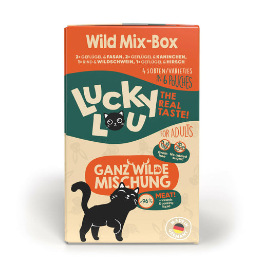 Lucky Lou PB Lifestage Adult Wild-Mix 6x125g.
