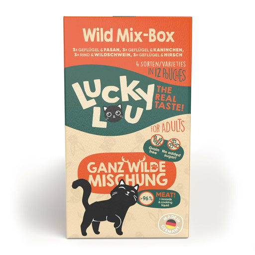 Lucky Lou PB Lifestage Adult Wild-Mix 12x125g.