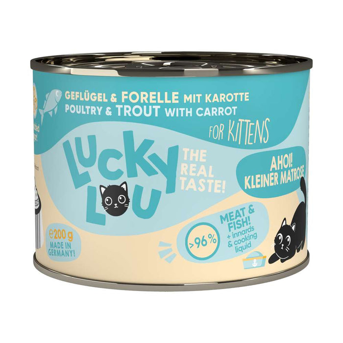 Lucky Lou Dose Lifestage Kitten Geflügel + Rind 200g