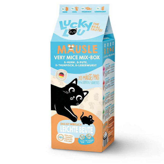 LuckyLou Cat - Snack Mäusle Multipack 20x28g