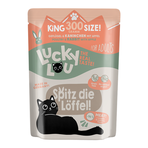 LuckyLou Cat - Life Stage Adult Pouchbeutel 300g.