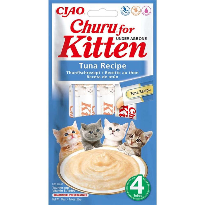 Inaba Cat Churu for Kitten 4x14g