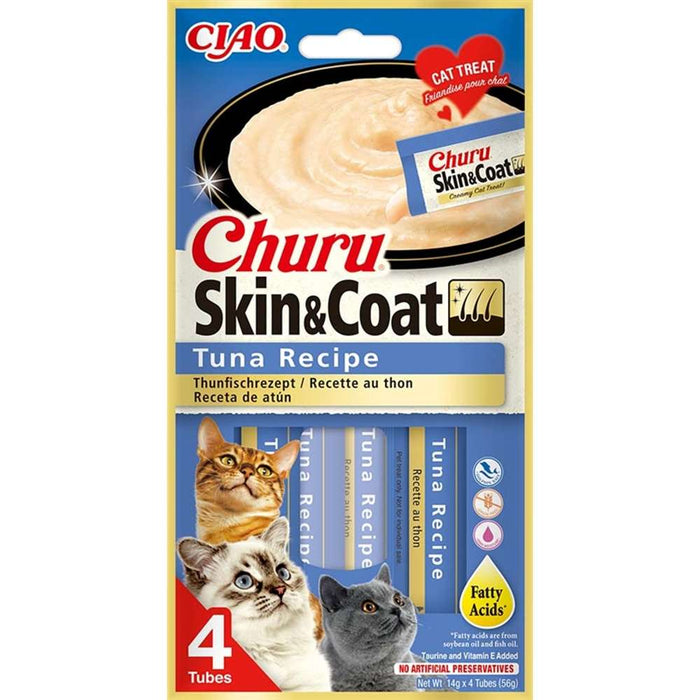 Inaba Cat Churu Skin&Coat 12x4x14g