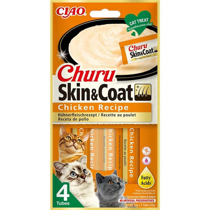 Inaba Cat Churu Skin&Coat 12x4x14g