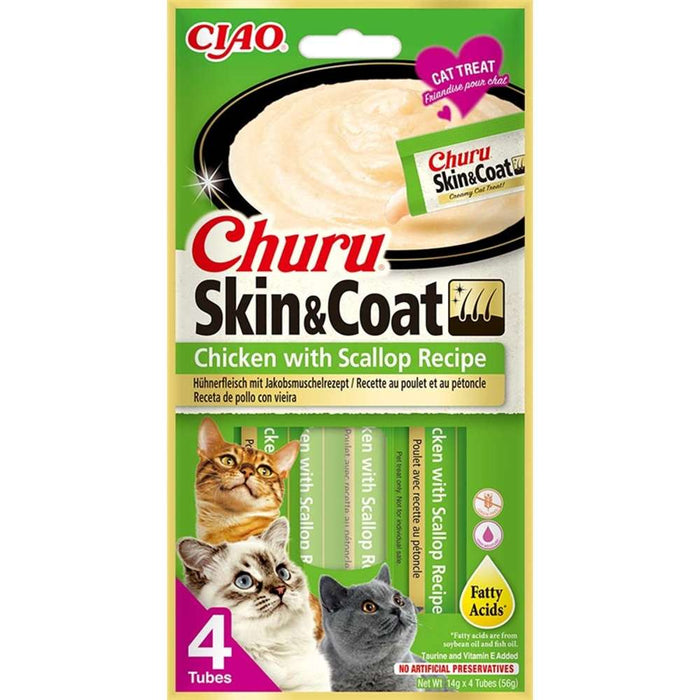 Inaba Cat Churu Skin&Coat 12x4x14g