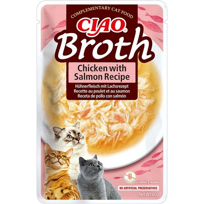 Inaba Cat Ciao Broth Chicken 12x40g