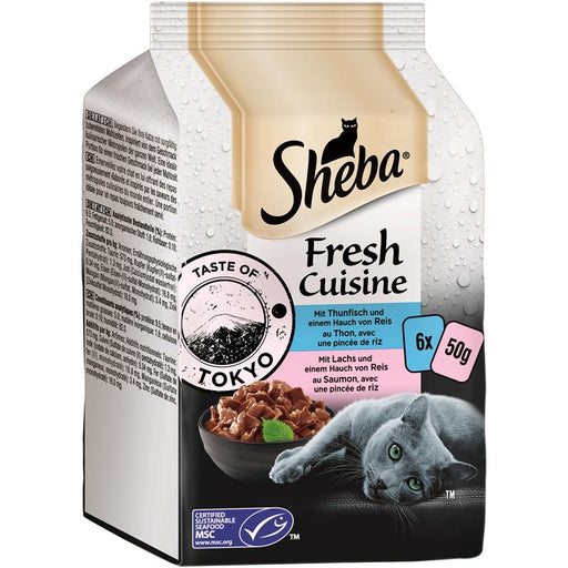 Sheba PB. MP.Fresh Cuisine Taste of Tokyo mit Thunfisch und mit Lachs.