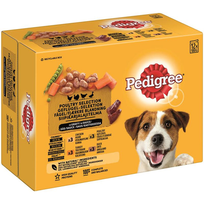 Pedigree PB Multipack Geflügel Selektion 12x100g.