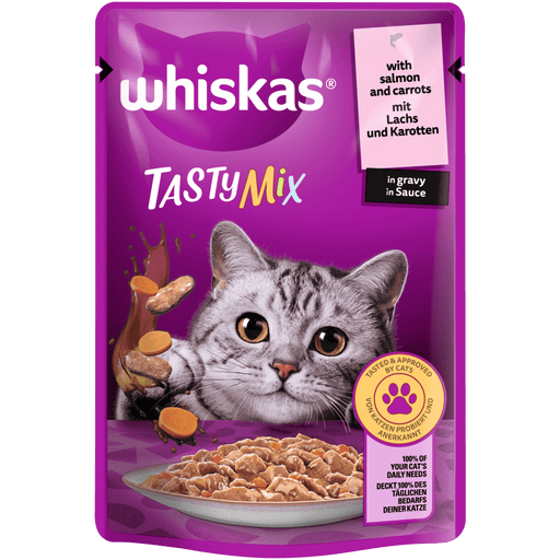 Whiskas Tasty Mix in Sauce 28x85gP.