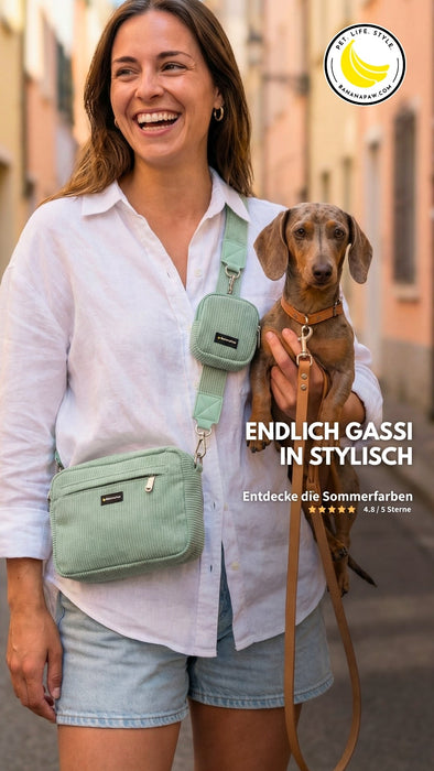 Gassitasche  · Cord · Mint Bliss