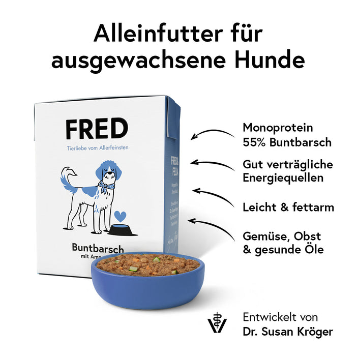 Buntbarsch mit Amaranth