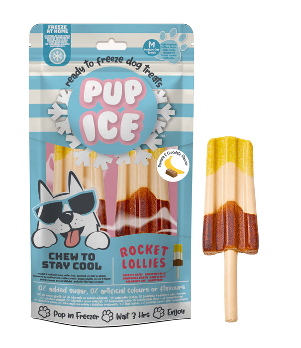 Pup Ice Dog Snack Rocket Lollies "M" 1 x2 Stück