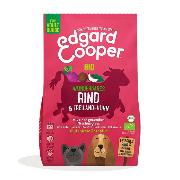 Edgard & Cooper Dog Adult Trockenfutter BIO Rind & Huhn