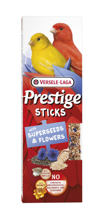Versele Prestige Sticks Kanarien mit Supersaaten & Blüten
