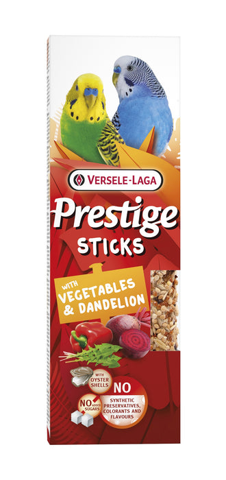 Versele Prestige Sticks Kleinsittiche mit Gemüse & Löwenzahn