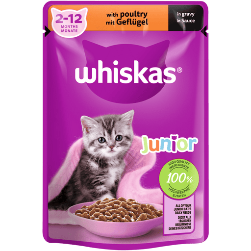 Whiskas Junior in Sauce 28x85gP.