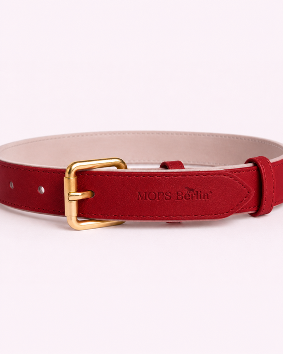 URBAN no.02 - Hundehalsband mit dunkelgrünen Kristallen