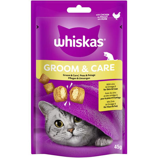 Whiskas Snack Groom & Care 8x45g.