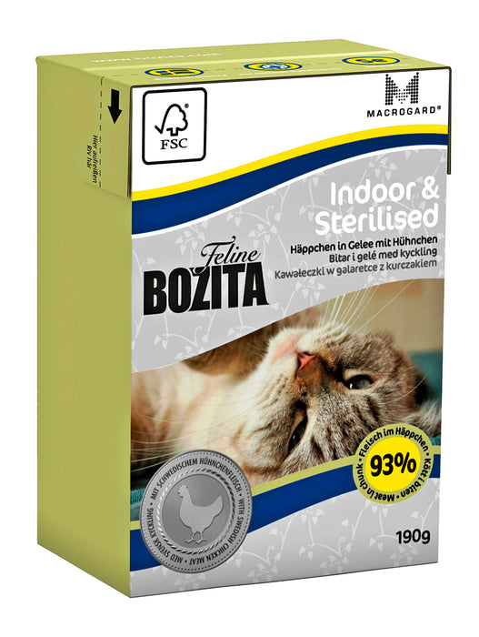 Bozita Cat Tetra Recard Indoor & Sterilised 16x190g