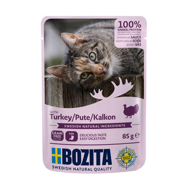 Bozita Katze Pouch Häppchen in Soße 12x85g