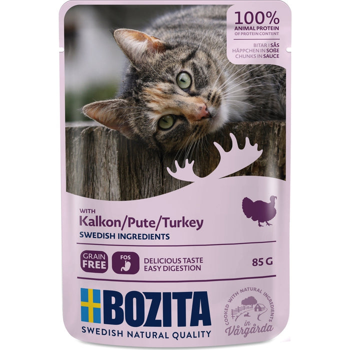 Bozita Katze Pouch Häppchen in Soße 12x85g