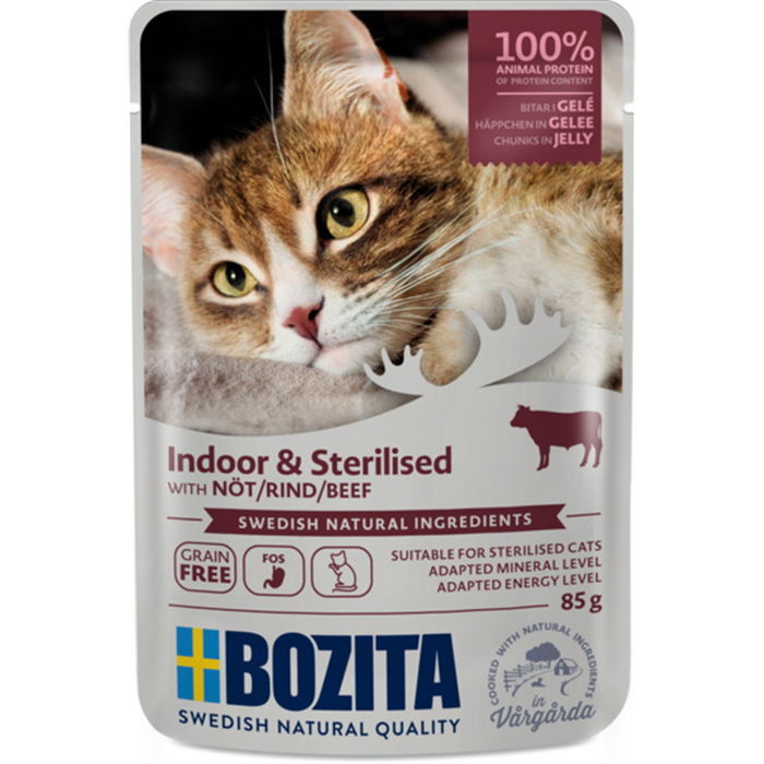 Bozita Cat HiG Indoor+Sterilzed 12x85g