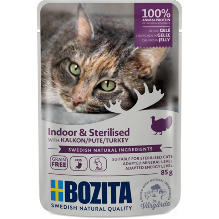 Bozita Cat HiG Indoor+Sterilzed 12x85g