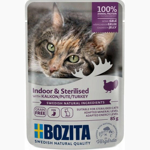 Bozita Cat HiG Indoor+Sterilzed 12x85g.