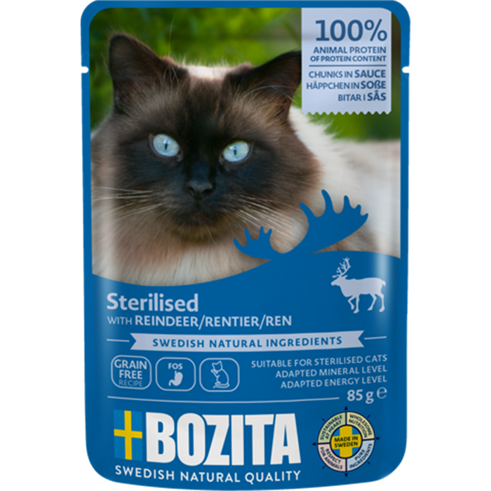 Bozita Sterilised Häppchen in Sauce 12x85g.