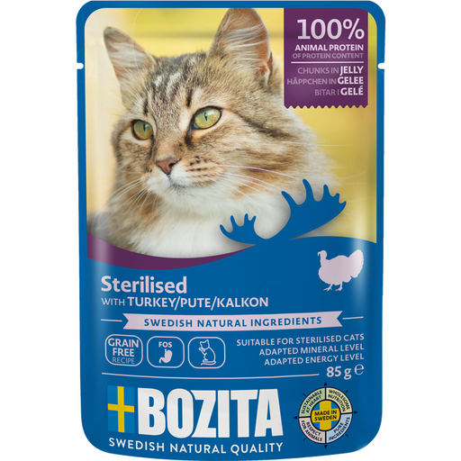 Bozita Sterilised Häppchen in Gelee 12x85g.