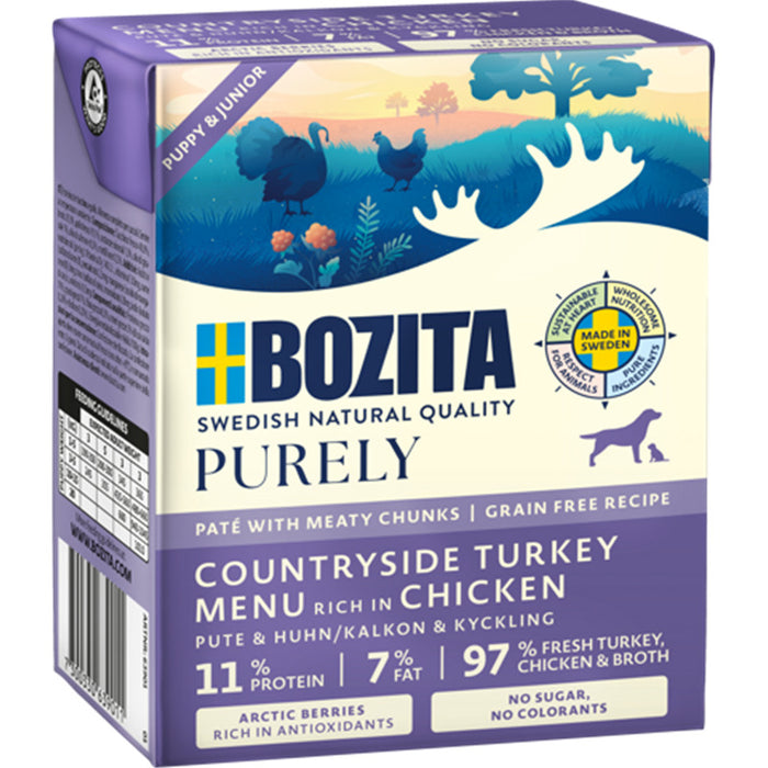 Bozita Purely Puppy & Junior Paté mit Pute & Huhn