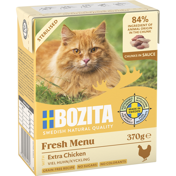 Bozita Cat - Tetra Recard Häppchen in Sauce Sterilised 6x370g.